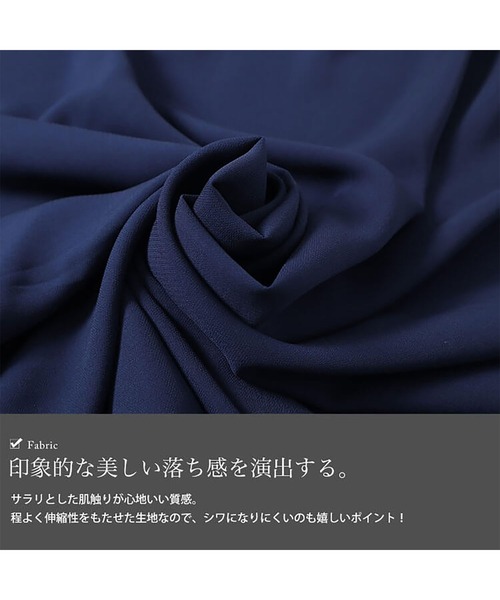 GOLDJAPAN(ゴールドジャパン)の「変形ワイドドルマンプルオーバー(カーディガン/ボレロ・レディース・ブラック/ネイビー/カーキ・LL~3L/4L~5L)」の10枚目の写真