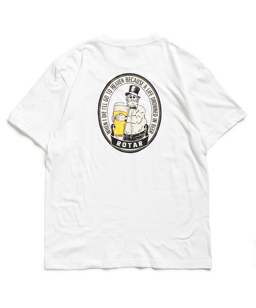 ROTAR（ローター）の「Life Drowned in BEER Tee（Tシャツ/カットソー・メンズ・スミクロ/イエロー系その他/オフホワイト・MEDIUM/SMALL/X-LARGE/LARGE）」の15枚目の写真
