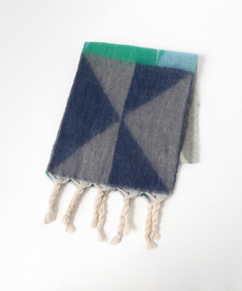 BEAMS HEART(ビームスハート)の「マルチカラー フリンジ ストール(マフラー・レディース・レッド/イエロー/オレンジ/ブルー・ONE SIZE)」の16枚目の写真