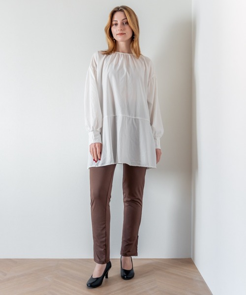 セール】【カラバリ選べる上下2点セット】DEVICE＋ 薄手 指穴付き