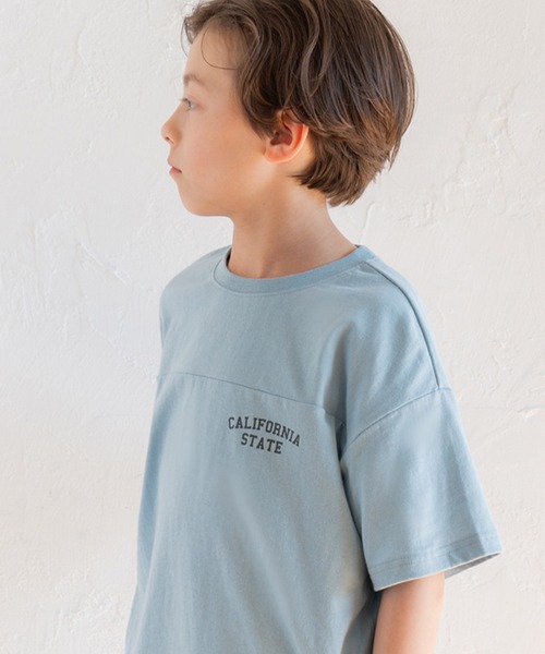 セール】キッズ ヨーク切替バックプリントTシャツ（Tシャツ