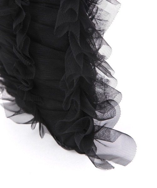 PAGEBOY（ページボーイ）の「一部店舗展開<Casselin>チュールシャーリングショルダー（その他小物・レディース・ブルー/ブラック・FREE）」の6枚目の写真