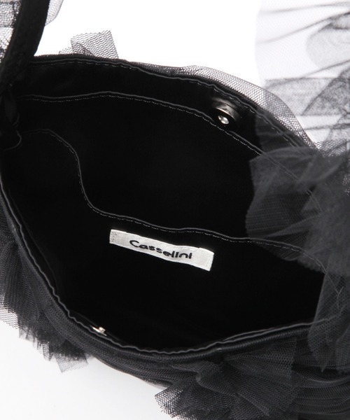 PAGEBOY（ページボーイ）の「一部店舗展開<Casselin>チュールシャーリングショルダー（その他小物・レディース・ブルー/ブラック・FREE）」の7枚目の写真