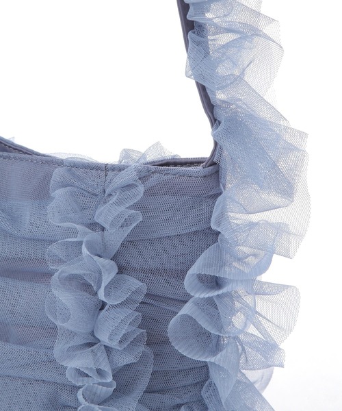 PAGEBOY（ページボーイ）の「一部店舗展開<Casselin>チュールシャーリングショルダー（その他小物・レディース・ブルー/ブラック・FREE）」の9枚目の写真