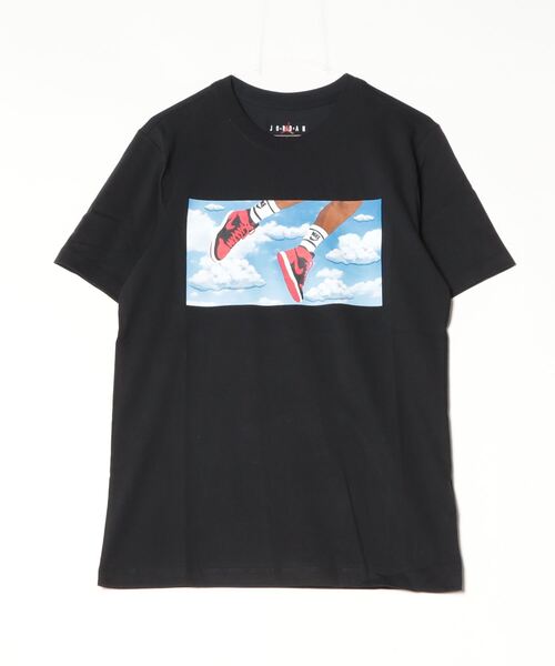 JORDAN BRAND（ジョーダンブランド）の「ジョーダン  ジョーダン FLT ESS S/S クルー（Tシャツ/カットソー・メンズ・ブラック×ホワイト/レッド・XL/L/M/S/2XL）」の2枚目の写真