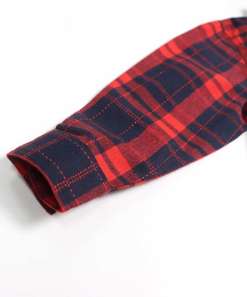 セール】フランネル チェックシャツ（シャツ/ブラウス）｜ZI-ON