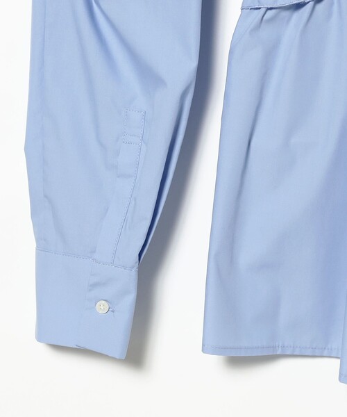 Ray BEAMS（レイビームス）の「シャーリング ビスチェ シャツ（シャツ/ブラウス・レディース・ライトブルー/ホワイト・ONE SIZE）」の18枚目の写真