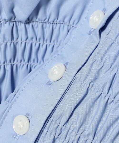 Ray BEAMS（レイビームス）の「シャーリング ビスチェ シャツ（シャツ/ブラウス・レディース・ライトブルー/ホワイト・ONE SIZE）」の20枚目の写真