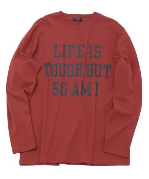 GLAZOS（グラソス）の「【大人向けサイズあり】【プチプラ】フロントメッセージロゴ長袖Tシャツ（Tシャツ/カットソー・キッズ・ブラック/グレー/オレンジ/ベージュ/インディゴブルー/ホワイト・140cm/150cm/160cm/170cm）」の17枚目の写真