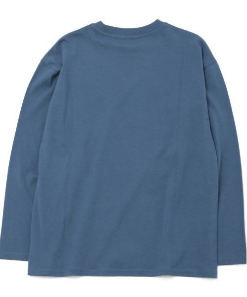 GLAZOS（グラソス）の「【大人向けサイズあり】【プチプラ】フロントメッセージロゴ長袖Tシャツ（Tシャツ/カットソー・キッズ・ブラック/グレー/オレンジ/ベージュ/インディゴブルー/ホワイト・140cm/150cm/160cm/170cm）」の8枚目の写真