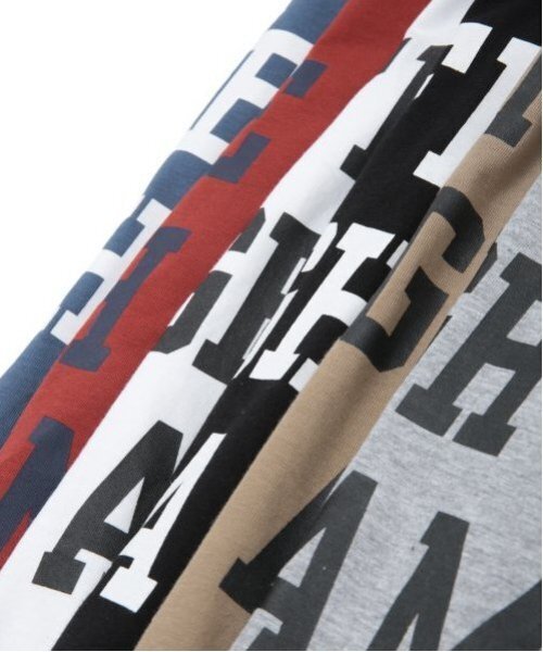 GLAZOS（グラソス）の「【大人向けサイズあり】【プチプラ】フロントメッセージロゴ長袖Tシャツ（Tシャツ/カットソー・キッズ・ブラック/グレー/オレンジ/ベージュ/インディゴブルー/ホワイト・140cm/150cm/160cm/170cm）」の7枚目の写真