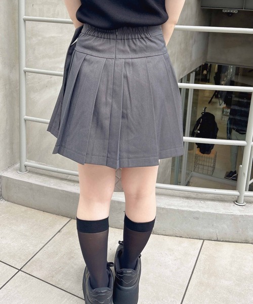 INGNI（イング）の「サイドベルトプリーツスカパン（スカート・レディース・グレー/ブラック・FREE）」の16枚目の写真