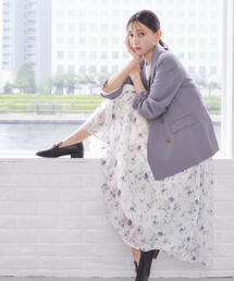 PROPORTION BODY DRESSING | 花柄シャーリングワンピース / 1214240905(ワンピース)