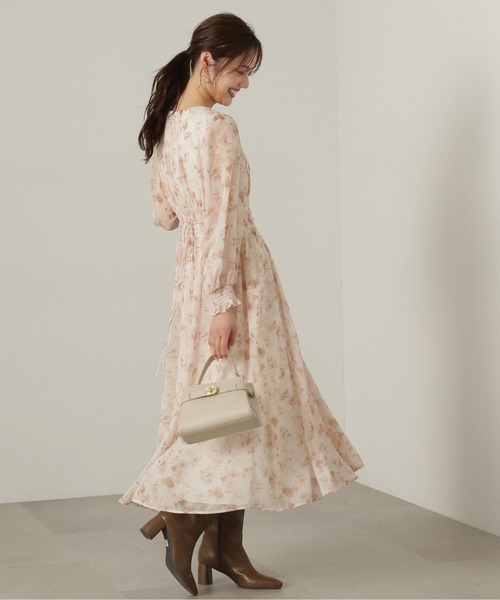 新品★ PROPORTION BODY DRESSING プロポーションボディドレッシング 花柄レース ロング ドレス ワンピース Sz.S レディース PROPORTION BODY DRESSING - 新品☆ PROPORTION BODY DRESSING