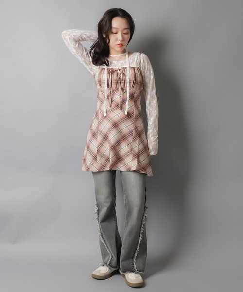 sharespirit タイダイ　カットソー　長袖トップス　グランジ sharespirit タイダイ カットソー 長袖トップス グランジ sharespirit