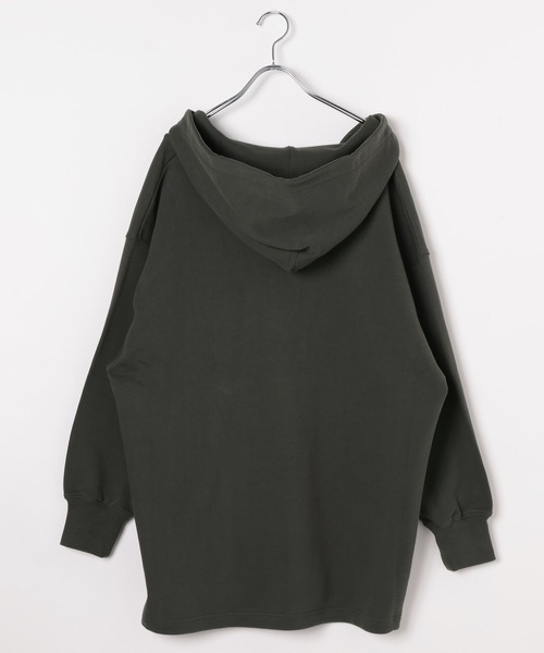 LEPSIM（レプシィム）の「スキッパーフードチュニック　130169（チュニック・レディース・レッド/アイボリー/チャコールグレー・FREE）」の22枚目の写真