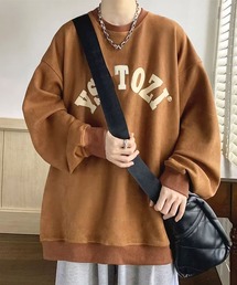 プリント プルオーバー