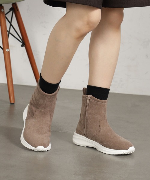 FOUND GOOD(ファウンドグッド)の「スニーカーブーツ(ブーツ・レディース・グレー系5/ブラック/ブラウン系5・S/M/L/XL)」の9枚目の写真