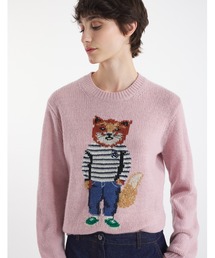 メゾンキツネ DRESSED FOX INTARSIA JUMPER S Maison Kitsune（メゾンキツネ）の「DRESSED FOX INTARSIA JUMPER