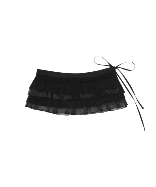 LUV IS TRUE★韓国★人気★PA FRILL WARP SKIRT 2色 レース セール】PA FRILL WARP SKIRT(スカート)|LUVISTRUE(ラヴイズ