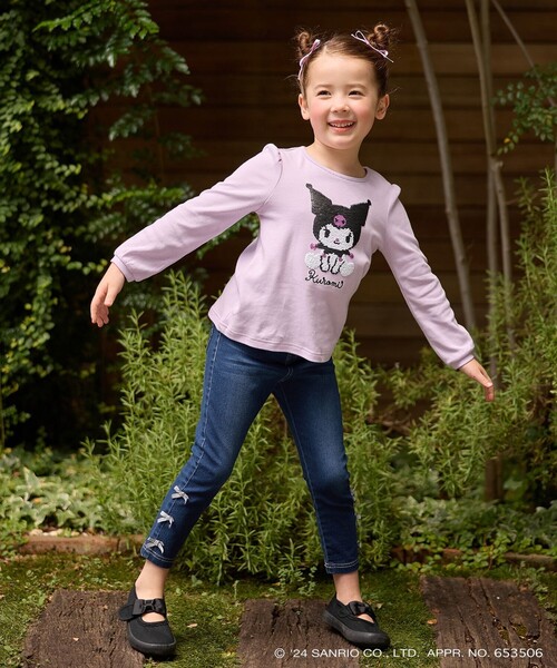 any FAM×サンリオキャラクターズ】ミラクルスパンコール長袖Tシャツ（T