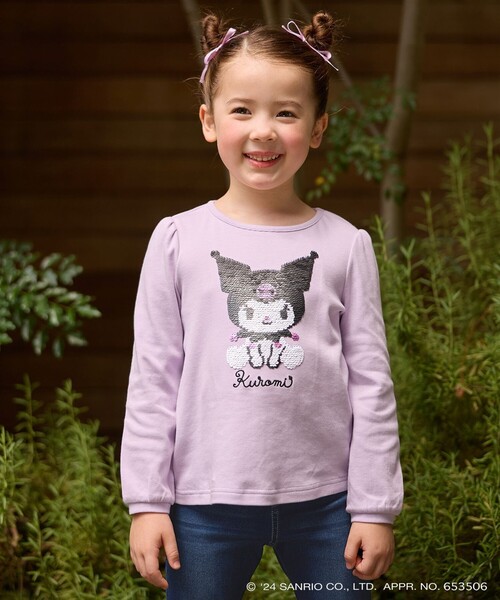 any FAM×サンリオキャラクターズ】ミラクルスパンコール長袖Tシャツ（T