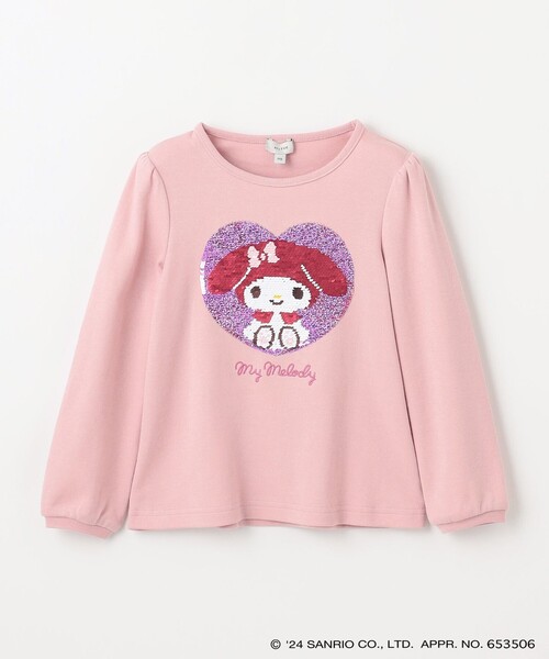 any FAM×サンリオキャラクターズ】ミラクルスパンコール長袖Tシャツ（T