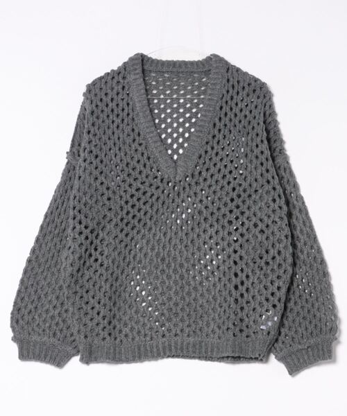 Deuxieme Classe ニットセーター バスケット編み リブ Deuxieme Classe ニットセーター バスケット編み リブ