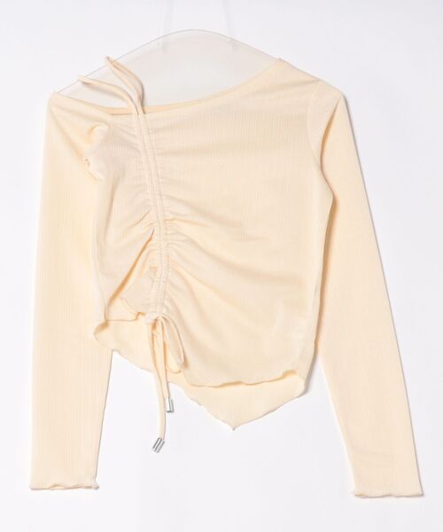 3.3 Field Trip （3.3フィールドトリップ）の「3.3 Field Trip／ヘンケイシャーリング長袖T（Tシャツ/カットソー・レディース・チャコール/アイボリー/カーキ/ライトブルー/クリーム/グレー・FREE）」の20枚目の写真