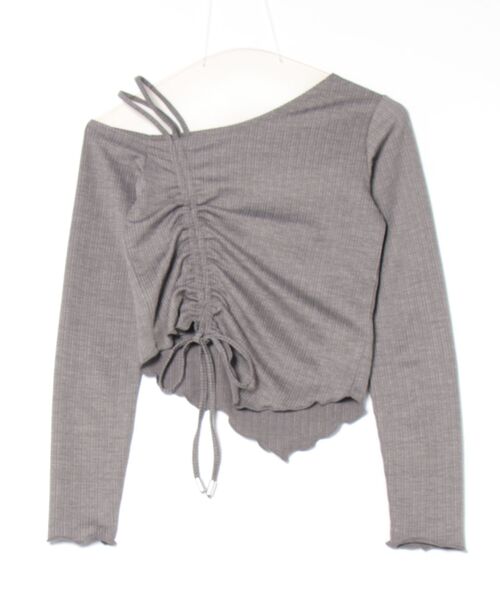 3.3 Field Trip （3.3フィールドトリップ）の「3.3 Field Trip／ヘンケイシャーリング長袖T（Tシャツ/カットソー・レディース・チャコール/アイボリー/カーキ/ライトブルー/クリーム/グレー・FREE）」の21枚目の写真