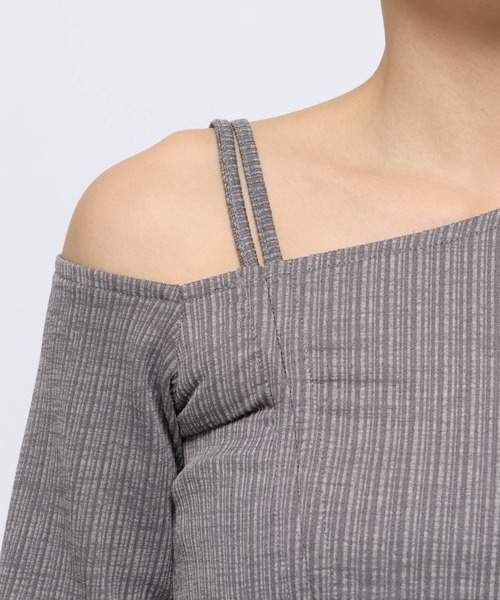 3.3 Field Trip （3.3フィールドトリップ）の「3.3 Field Trip／ヘンケイシャーリング長袖T（Tシャツ/カットソー・レディース・チャコール/アイボリー/カーキ/ライトブルー/クリーム/グレー・FREE）」の10枚目の写真