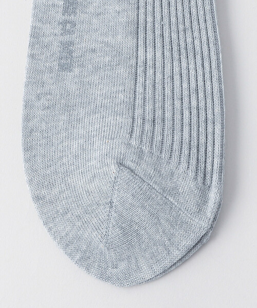 COMME CA MEN（コムサメン）の「ワンポイント リブソックス（ソックス/靴下・メンズ・グレー/ブラック/ホワイト・27.0cm）」の4枚目の写真