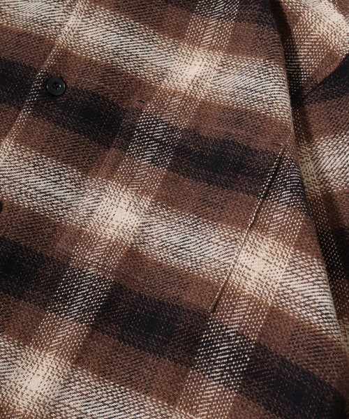 FUNALIVE(ファンアライブ)の「Heavy twill check shirt / ヘビーツイル チェックシャツ(シャツ/ブラウス・メンズ・ブラック/チャコール/ブラウン・L/M/XL)」の22枚目の写真