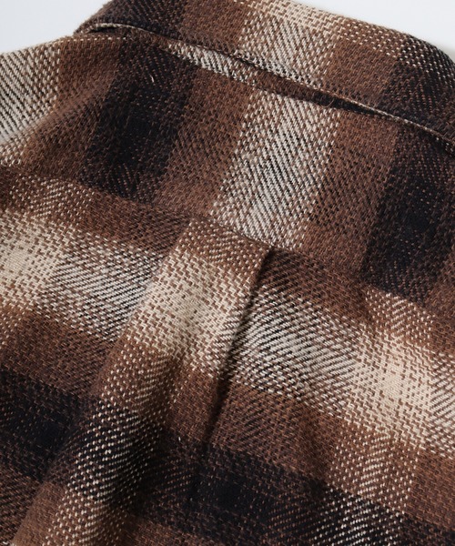FUNALIVE(ファンアライブ)の「Heavy twill check shirt / ヘビーツイル チェックシャツ(シャツ/ブラウス・メンズ・ブラック/チャコール/ブラウン・L/M/XL)」の21枚目の写真