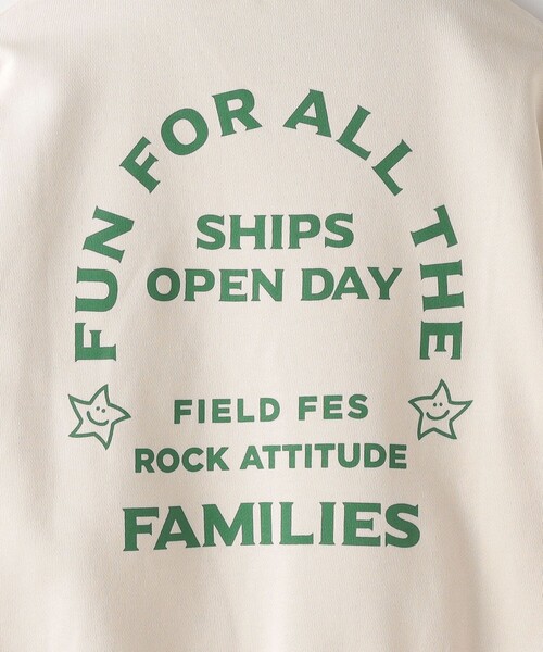 SHIPS(シップス)の「SHIPS KIDS:140~160cm / フェス ポケット スウェット(スウェット・キッズ・ホワイト系/ブラック・160/150/140)」の6枚目の写真