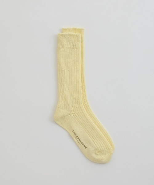 THE SHINZONE（ザ　シンゾーン）の「THE SHINZONE BAGGY SOCKS 22SMSIT01（ソックス/靴下・レディース・ホワイト/ライトピンク/オリーブ/イエロー/グレー/パープル・FREE）」の5枚目の写真
