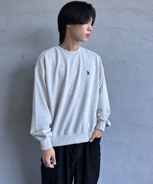 U.S. POLO ASSN.（ユーエスポロアッスン）の「[U.S. POLO ASSN./ユーエスポロアッスン] 別注 ワンポイントロゴ刺繍 ドローコードスウェット（スウェット・レディース・グレー/ブラック/ネイビー/レッド・XL/L/M/S）」の6枚目の写真
