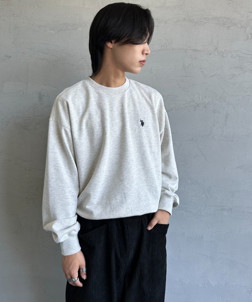 U.S. POLO ASSN.（ユーエスポロアッスン）の「[U.S. POLO ASSN./ユーエスポロアッスン] 別注 ワンポイントロゴ刺繍 ドローコードスウェット（スウェット・レディース・グレー/ブラック/ネイビー/レッド・XL/L/M/S）」の12枚目の写真