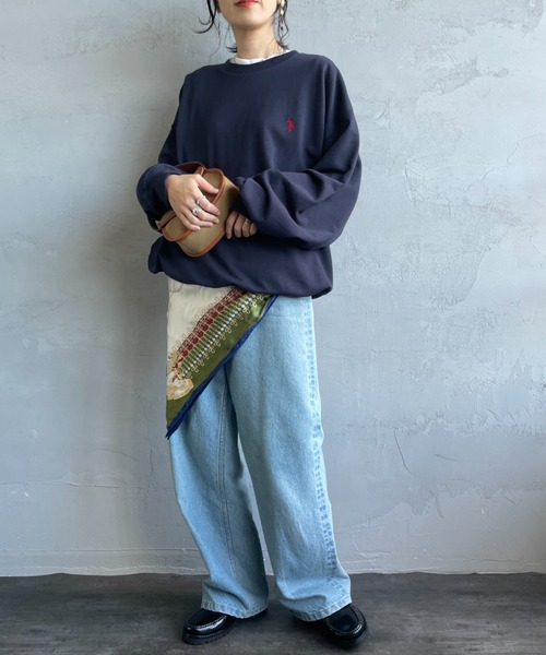 U.S. POLO ASSN.（ユーエスポロアッスン）の「[U.S. POLO ASSN./ユーエスポロアッスン] 別注 ワンポイントロゴ刺繍 ドローコードスウェット（スウェット・レディース・グレー/ブラック/ネイビー/レッド・XL/L/M/S）」の18枚目の写真