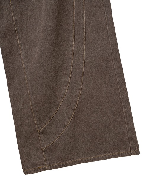 Forte（フォルテ）（フォルテ）の「West Side Modern Vintage Like Baggy Denim Pants/ウエストサイドモダンヴィンテージライクバギーデニムパンツ（デニムパンツ・メンズ・グレー/ライトブラウン/インディゴブルー・MEDIUM/LARGE）」の16枚目の写真