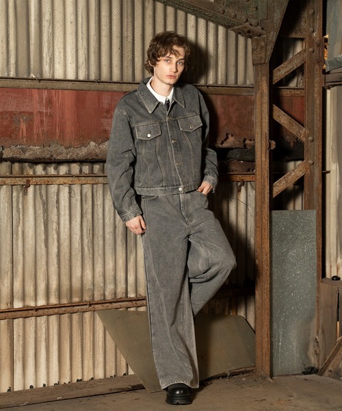 Forte（フォルテ）（フォルテ）の「West Side Modern Vintage Like Baggy Denim Pants/ウエストサイドモダンヴィンテージライクバギーデニムパンツ（デニムパンツ・メンズ・グレー/ライトブラウン/インディゴブルー・MEDIUM/LARGE）」の19枚目の写真