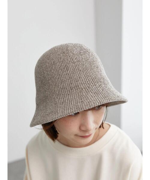 Samansa Mos2 blue（サマンサモスモスブルー）の「モールベルハット（ハット・レディース・ブラック/ベージュ/グレー・F）」の2枚目の写真