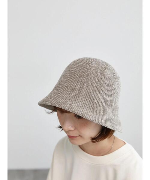 Samansa Mos2 blue（サマンサモスモスブルー）の「モールベルハット（ハット・レディース・ブラック/ベージュ/グレー・F）」の5枚目の写真