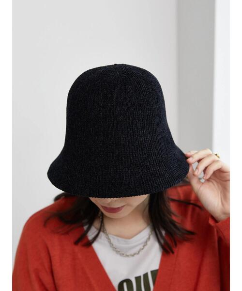 Samansa Mos2 blue（サマンサモスモスブルー）の「モールベルハット（ハット・レディース・ブラック/ベージュ/グレー・F）」の16枚目の写真