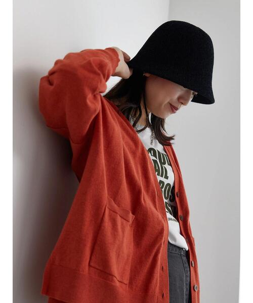 Samansa Mos2 blue（サマンサモスモスブルー）の「モールベルハット（ハット・レディース・ブラック/ベージュ/グレー・F）」の17枚目の写真