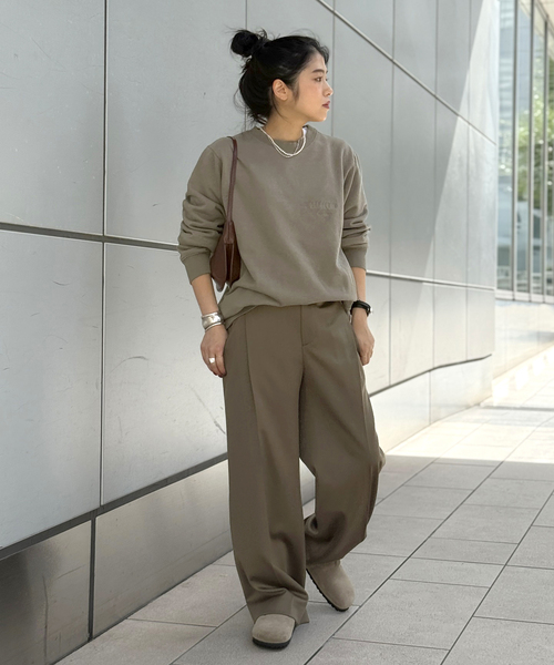 AP STUDIO ロゴステッチスウェット　新品タグ付き AP STUDIO（エーピーストゥディオ）の「ロゴステッチスウェット