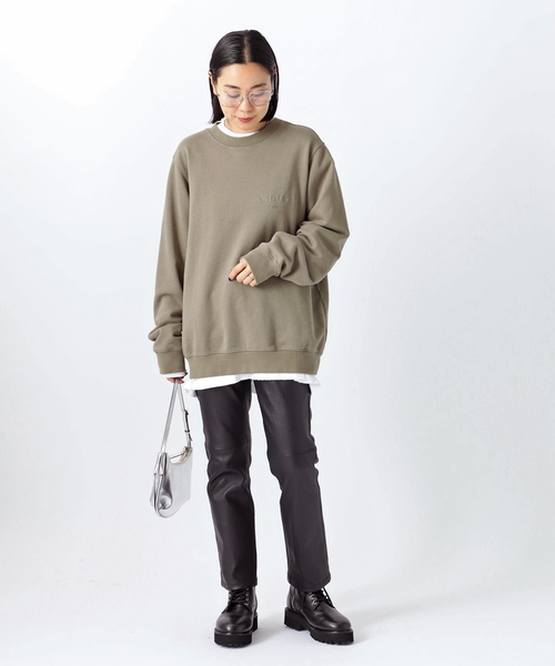 AP STUDIO ロゴステッチスウェット　新品タグ付き AP STUDIO（エーピーストゥディオ）の「ロゴステッチスウェット