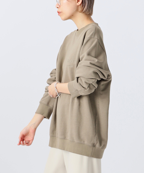 AP STUDIO ロゴステッチスウェット　新品タグ付き AP STUDIO（エーピーストゥディオ）の「ロゴステッチスウェット