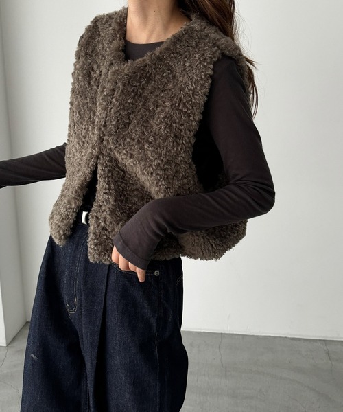 CANAL JEAN（キャナルジーン）の「diggity ファーベスト（ベスト