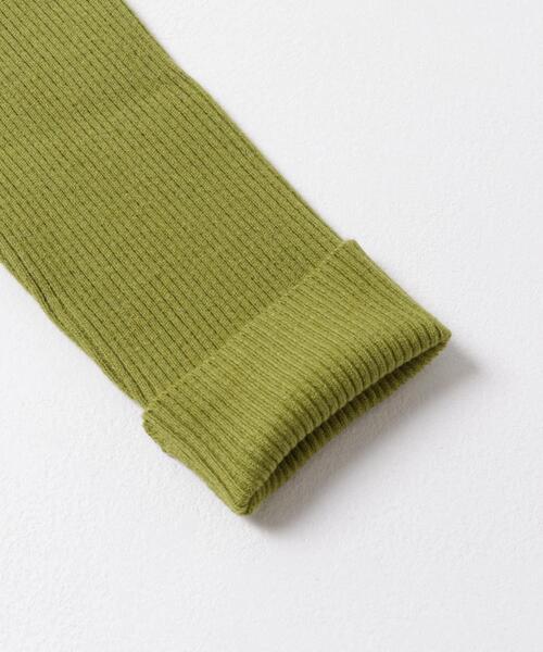 ITEMS URBANRESEARCH（アイテムズ アーバンリサーチ）の「タートルネックリブニット（ニット/セーター・レディース・オフホワイト/ブルー/ブラック/グリーン系その他/オレンジ・FREE）」の14枚目の写真